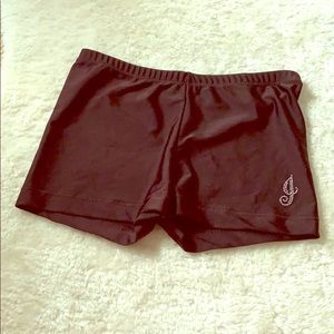 Brown Jagwear Gymnast shorts☘️☘️🌸